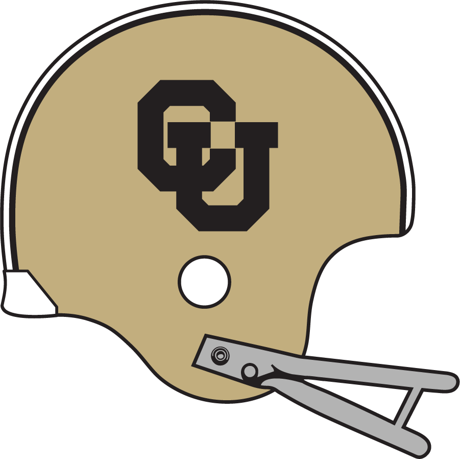 Colorado Buffaloes 1969-1976 Helmet diy iron on heat transfer